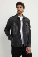 Kurtki męskie - Pepe Jeans kurtka jeansowa RELAXED JACKET męska kolor czarny przejściowa PM402972XH7 - miniaturka - grafika 1
