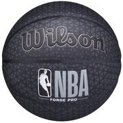Koszykówka - Wilson NBA Forge Pro Printed Ball WTB8001XB, unisex, piłki do koszykówki, Czarne - miniaturka - grafika 1