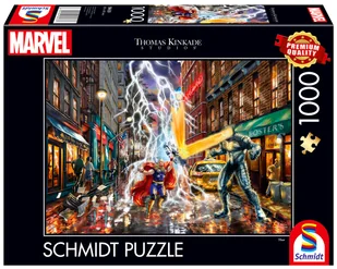 Schmidt, Puzzle PQ THOMAS KINKADE Thor (Marvel), 1000 el. - Puzzle - miniaturka - grafika 1