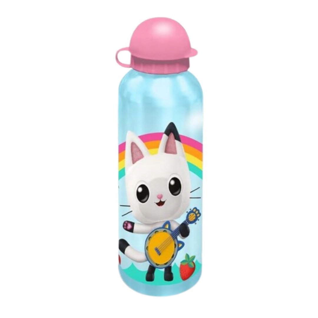 Butelka Bidon Koci Domek Gabi 500 ml Kotek Dziecięca do Szkoły Przedszkola