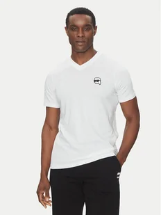 KARL LAGERFELD T-Shirt 755021 552224 Biały Regular Fit - Koszulki męskie - miniaturka - grafika 1