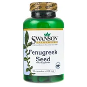 Suplementy naturalne - SWANSON Fenugreek Seed (Kozieradka) 90 Kapsułek - miniaturka - grafika 1