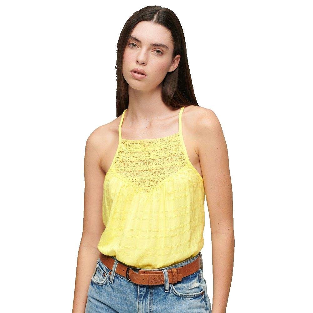 Superdry Koronkowy Letni Top Bez Rękawów