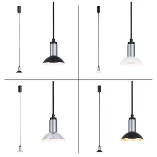 Paulmann Runa lampa wisząca czarna/antracytowa - Lampy sufitowe - miniaturka - grafika 1