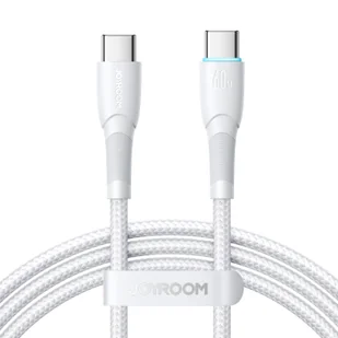 Kabel przewód Starry Series USB-C - USB-C 60W 1m biały - Kable USB - miniaturka - grafika 1