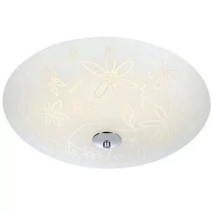 Markslojd FLEUR Plafon LED 43cm Biały/Chrom 107032  107032 - Lampy ścienne - miniaturka - grafika 2