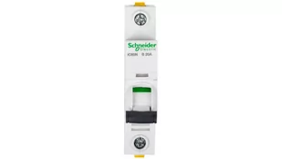 Schneider Electric Wyłącznik nadprądowy jednobiegunowy B AC 20A iC60N A9F03120 - Bezpieczniki elektryczne - miniaturka - grafika 1