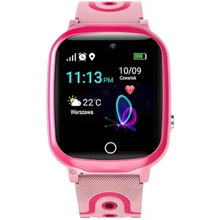 GoGPS K17PK Różowy - Smartwatch - miniaturka - grafika 1