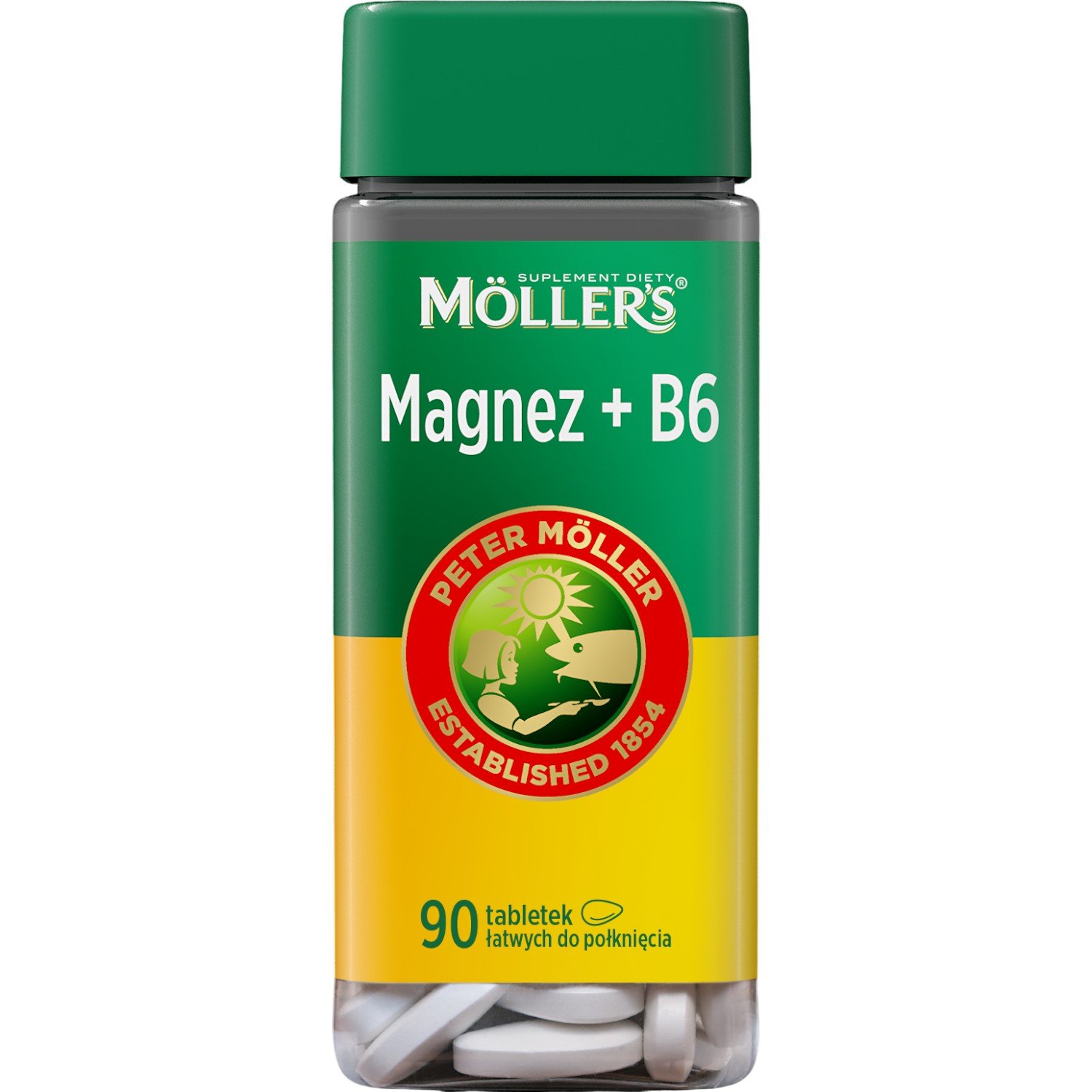 Mollers Magnez + B6 Tabletki, 90 Szt.