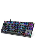 Klawiatury - Motospeed GK82 Gaming RF Bezprzewodowy + USB Czarny GK82-RED - miniaturka - grafika 1
