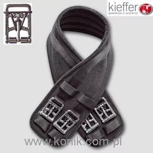 Kieffer Popręg AIR-TEX ujeżdżeniowy z opaskami - Akcesoria jeździeckie - miniaturka - grafika 1