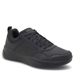 Półbuty męskie - Sneakersy Skechers 8790157 BBK Black - grafika 1