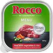 Mokra karma dla psów - Rocco Megapakiet Menu 27 x 300 g Wołowina - miniaturka - grafika 1