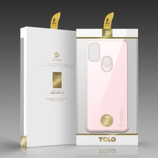 Dux Ducis Yolo eleganckie etui pokrowiec ze skóry ekologicznej Samsung Galaxy M30s różowy - Etui i futerały do telefonów - miniaturka - grafika 5