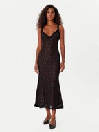 Sukienki - BARDOT Sukienka koktajlowa Alegra Stretch Lace 59964DB Czarny Regular Fit - miniaturka - grafika 1