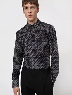 Hugo Koszula Elisha02 50443553 Czarny Extra Slim Fit - Koszule męskie - miniaturka - grafika 1