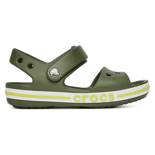 CROCS BAYABAND SANDAL T 211055-309 Zielony - Buty dla dziewczynek - miniaturka - grafika 1