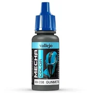 Kolejki i akcesoria - Vallejo Farba akrylowa Mecha Color - Gunmetal / 17ml Vallejo 69058 - miniaturka - grafika 1