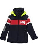 Kurtki damskie - Helly Hansen Kurtka funkcyjna "Salt 2" w kolorze granatowym - miniaturka - grafika 1