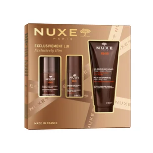 Nuxe zestaw Men: Żel nawilżający do twarzy 50ml + Żel pod prysznic 200ml + Deo roll-on 50ml - Zestawy kosmetyków męskich Nuxe zestaw Men: Żel nawilżający do twarzy 50ml + Żel pod prysznic 200ml + Deo roll-on 50ml - Zestawy kosmetyków męskich - miniaturka - grafika 1