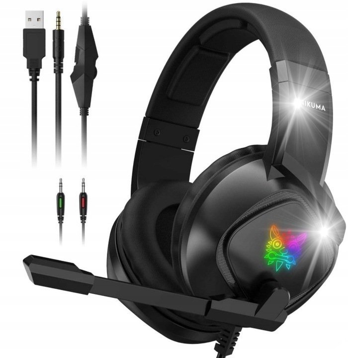 ONIKUMA K19 GAMINGOWE Czarne