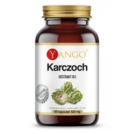 Suplementy naturalne - YANGO Karczoch - ekstrakt 10:1 - 60 kapsułek YANGO 9D92-387BE - miniaturka - grafika 1