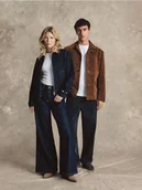 Botki damskie - Reserved - Zamszowe botki - beżowy - miniaturka - grafika 1