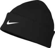 Czapki damskie - Nike Czapka zimowa NIKE PEAK Dri-Fit Czarna Jesienna Lekka - miniaturka - grafika 1