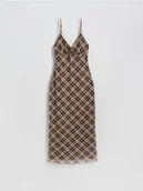 Sukienki - Reserved - Sukienka w kratę - wielobarwny - miniaturka - grafika 1
