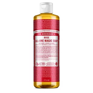 DR. BRONNER'S Mydło w Płynie 18w1 Różane, Dr. Bronners, 475 ml - Kosmetyki do kąpieli - miniaturka - grafika 1