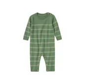 Kombinezony dla dzieci - KOMBINEZON DZIANINOWY DLA NIEMOWLĄT ROZMIAR 56 1-2 MIESIĄCE ZIELONY - miniaturka - grafika 1