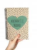 Notesy i bloczki - Kocham Cię Mamo, notatnik na Dzień Mamy, notes, Sowia Aleja - miniaturka - grafika 1