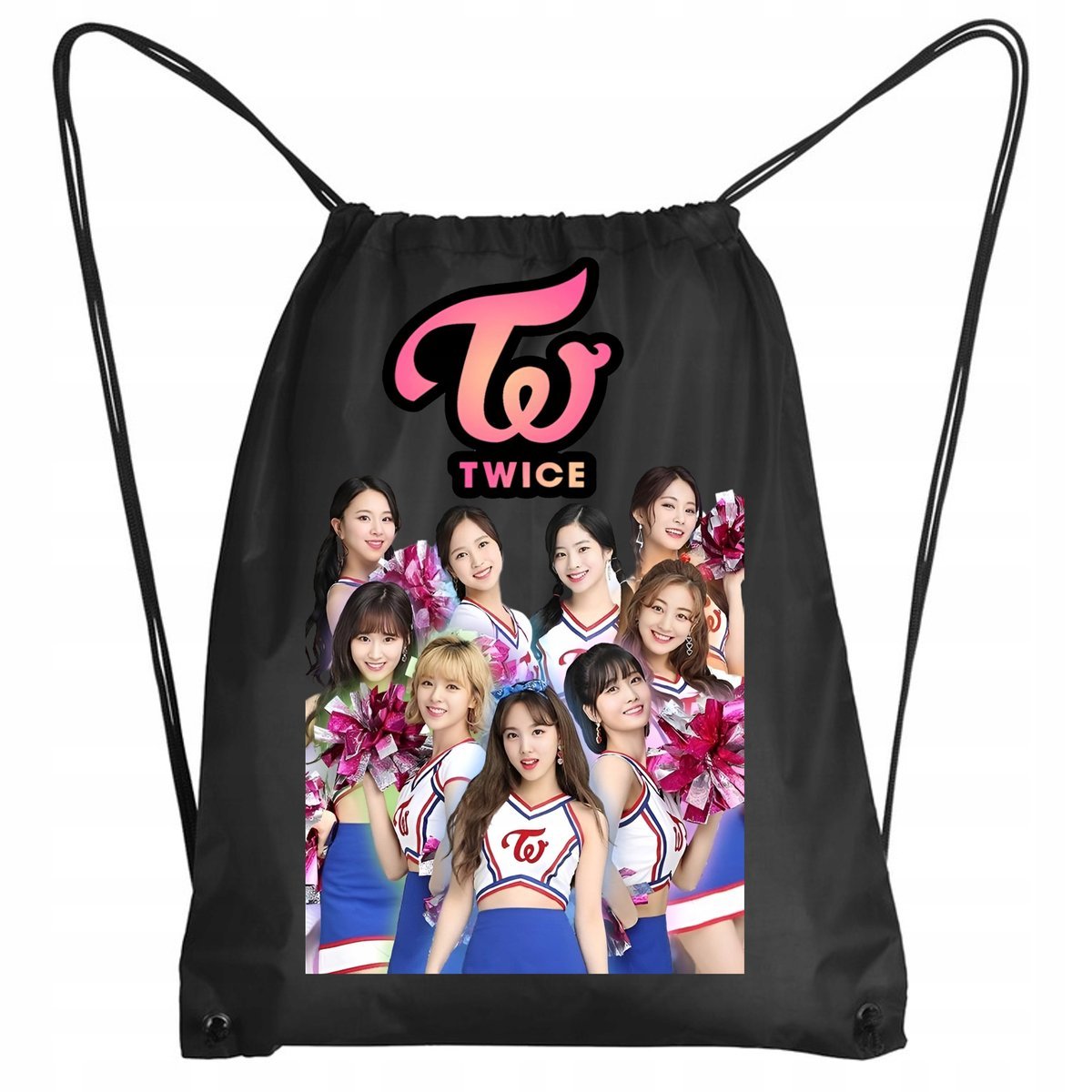 PLECAK TWICE WOREK K-POP PREMIUM CZARNY P372