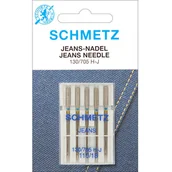 Akcesoria i części do maszyn do szycia - 130/705 H-J VFS Igły do denimu (jeansu) SCHMETZ do maszyn domowych, 5szt.x110 - miniaturka - grafika 1