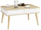 Ławy i stoliki kawowe - Stolik kawowy Matrix 4 szuflady kolor Sonoma Mix - miniaturka - grafika 1