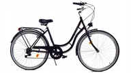 Rowery - Dallas Bike City Retro 7spd 28 cali Czarny - miniaturka - grafika 1