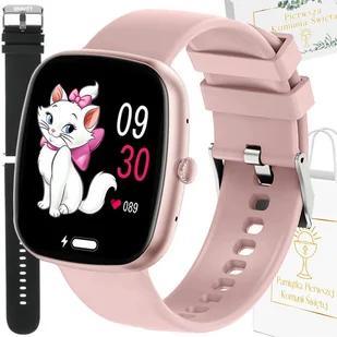 Gravity GT18-1 Czarny, Różowy - Smartwatch - miniaturka - grafika 1