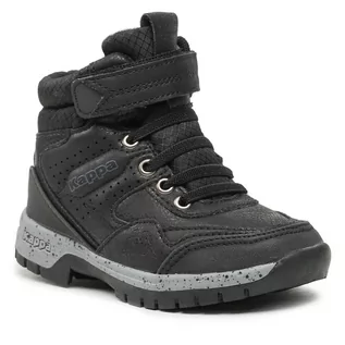 Buty dla chłopców - Trzewiki Kappa 260732K Black/Grey 1116 - grafika 1