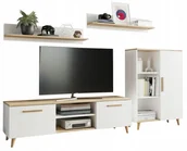 Zestawy mebli dla dzieci - Meblościanka Oslo artisan-biały styl skandynawski Per - miniaturka - grafika 1