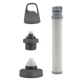 Akcesoria turystyczne - Lifestraw uniwersalny zestaw butelek-adapter z 2-stopniową filtracji. Usuwa bakterie, pasożyty & pierwotniaki. Pasuje do wielu butelki na napoje firmy Hydro Flask, Camelbak, Kleen Kanteen, Nalgene, i LSUN01FK01 - miniaturka - grafika 1
