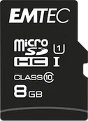 Karty pamięci - Emtec microSDHC 8GB Class10 85MB/s +Adapter (ECMSDM8GHC10GP) - miniaturka - grafika 1