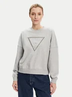 Bluzy damskie - Guess Bluza W5YQ04 KC8I0 Szary Regular Fit - miniaturka - grafika 1