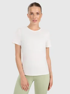 4F Koszulka treningowa regular szybkoschnąca damska - beżowa L - Koszulki sportowe damskie 4F Koszulka treningowa regular szybkoschnąca damska - beżowa L - Koszulki sportowe damskie - miniaturka - grafika 1