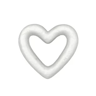SERCE STYROPIANOWE 10cm LOVEART - 1 szt - Prace ręczne dla dzieci - miniaturka - grafika 1