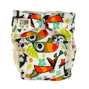 KIESZONKA COOLMAX - TUKANY białe - Pieluchy - miniaturka - grafika 1