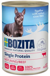 Bozita - Beef Single Protein Pate - mokra karma dla psów bez zbóż, puszka 400g - Mokra karma dla psów - miniaturka - grafika 1