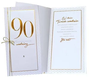Kartka z okazji 90 urodzin PM 198 - Kartki okolicznościowe i zaproszenia - miniaturka - grafika 1