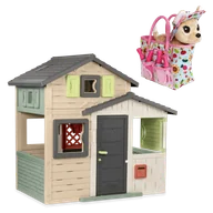 Place zabaw - Domek dla dzieci Life Evo + zabawka piesek Szczęśliwa Ogrodniczka - Smoby - miniaturka - grafika 1