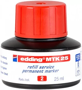 Edding markerów niezmywalnych edding 4-mtk25002 E-MTK 25 Refill Service, 25 ML, czerwony e-MTK25002 - Markery permanentne - miniaturka - grafika 1