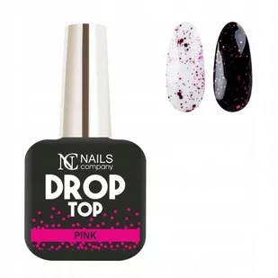 NC Nails, Lakier hybrydowy Top Drop Pink, 11 ml - Utwardzacze do paznokci - miniaturka - grafika 1